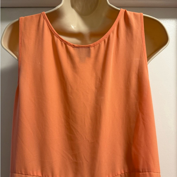 Mossimo Peach Tank Top Split Back Size Medium - Picture 9 of 15
